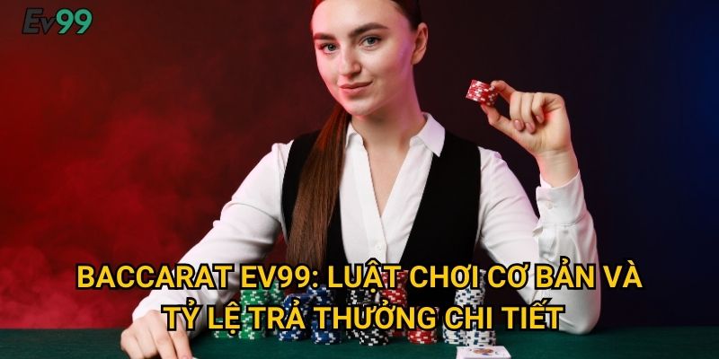 Baccarat Ev99: Luật chơi cơ bản và tỷ lệ trả thưởng chi tiết