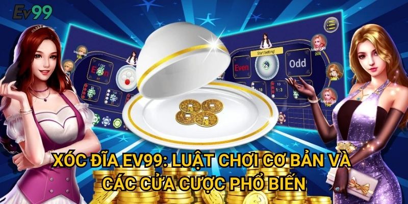 Xóc đĩa Ev99: Luật chơi cơ bản và các cửa cược phổ biến